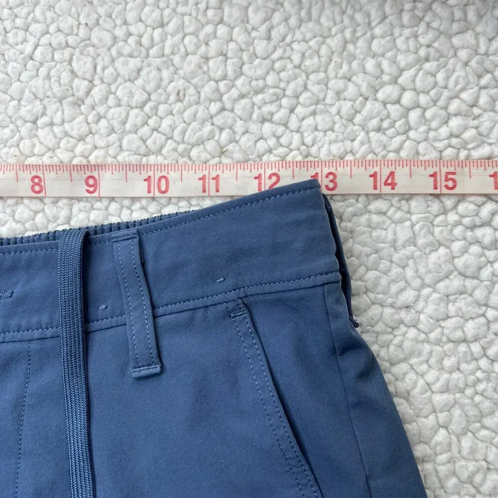 Hollister Blue and Khaki Elastic Waist Uniform Shorts XS (Set of 2)
